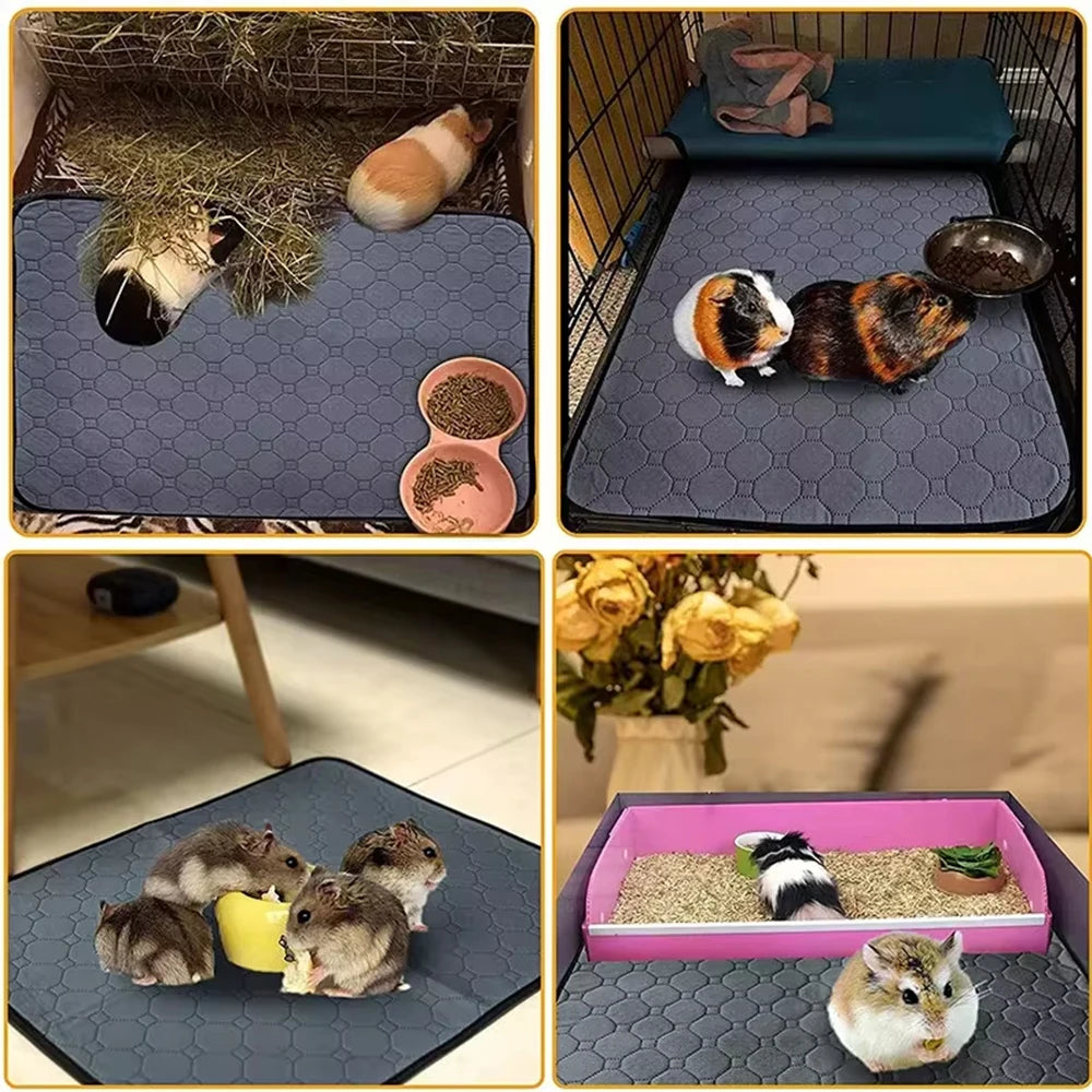 Guinea Pig Cage Lining Washable Non Slip Urinary Pad Reusable