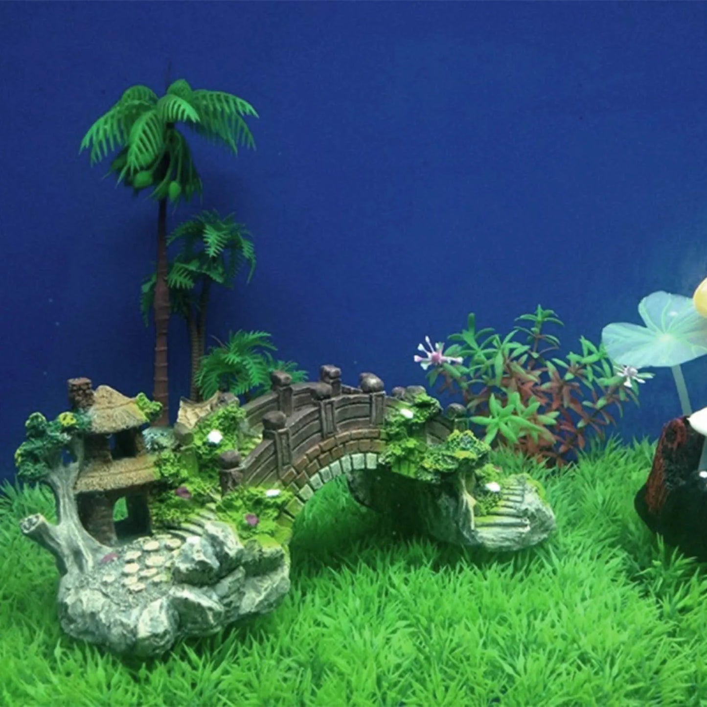 Bridge Resin Aquarium Decoration Landscape Ornament For Fish Tanks