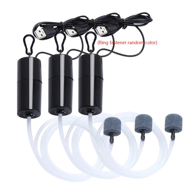 Aquarium USB Air Pump 5V Oxygenator Mini Air Compressor