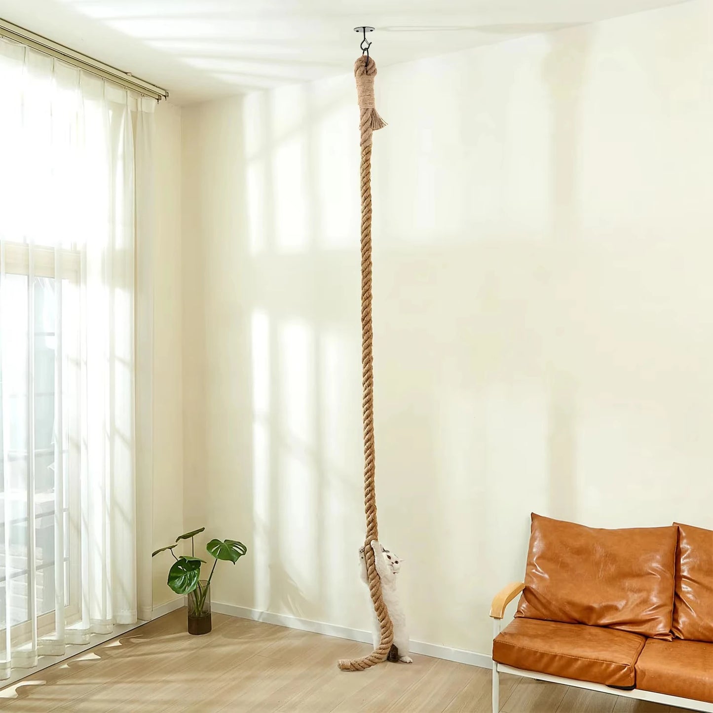 Cat Sisal Climbing Rope Climber For Indoor Cats Interactive Toy