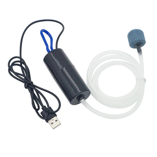 Aquarium USB Air Pump 5V Oxygenator Mini Air Compressor