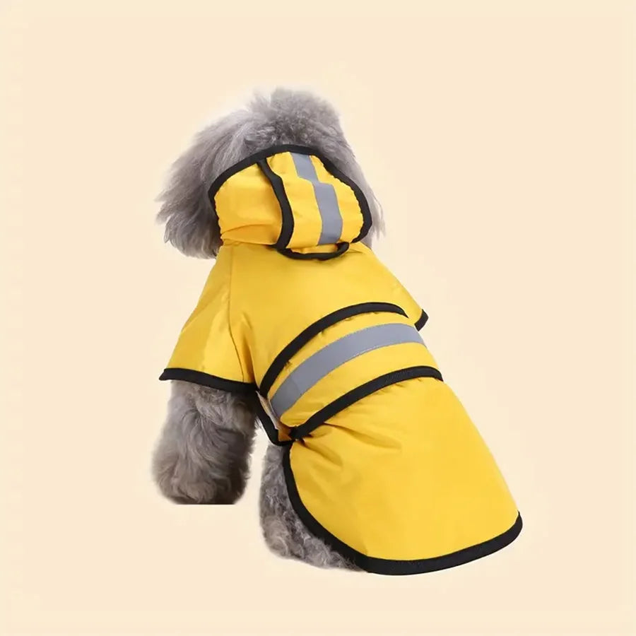 Adjustable Waterproof And Windproof Dog Raincoat For All Breeds