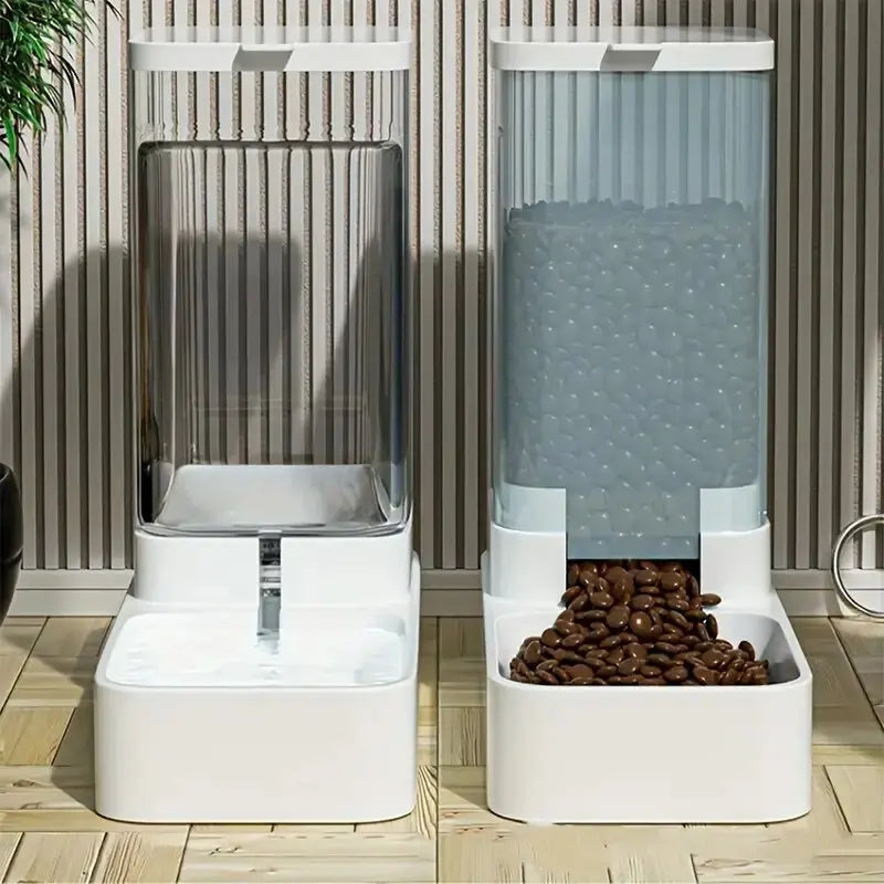 Automatic Dog Feeder And Water Dispenser Set