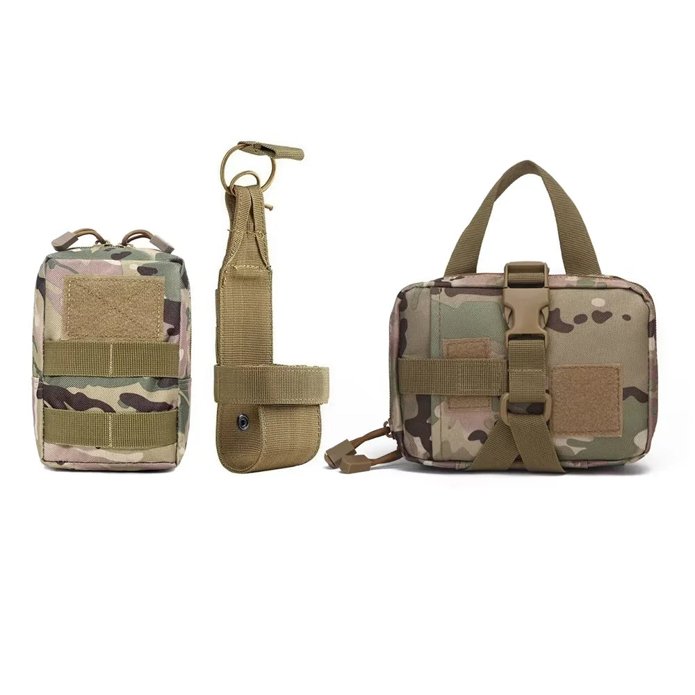 Dog Tactical Molle Pouch Set For Harness Belt Attachments