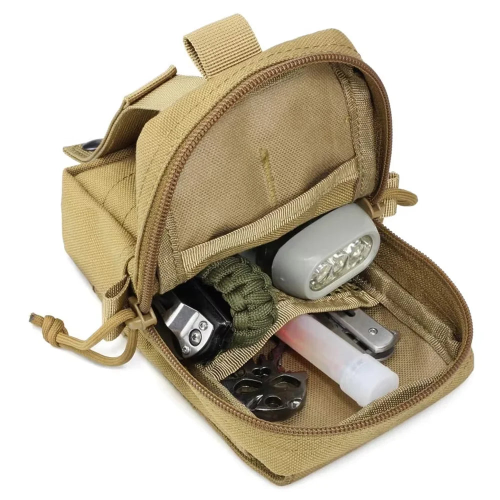 Dog Tactical Molle Pouch Set For Harness Belt Attachments