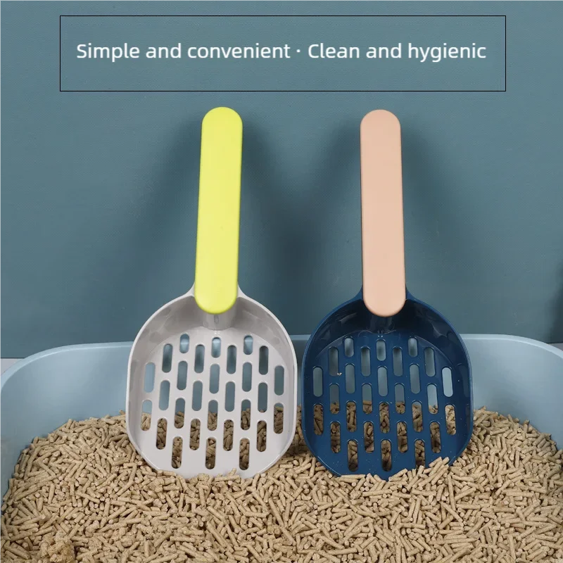 Cat Litter Shovel Cleaning Tool Plastic Scoop For Pets