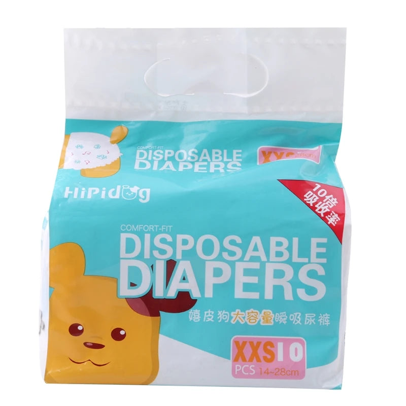 Disposable Leakproof Dog Diapers For Female And Male Pets