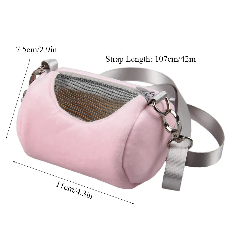 Small Pet Backpack Carrier for Hamsters and Squirrels Breathable Mesh