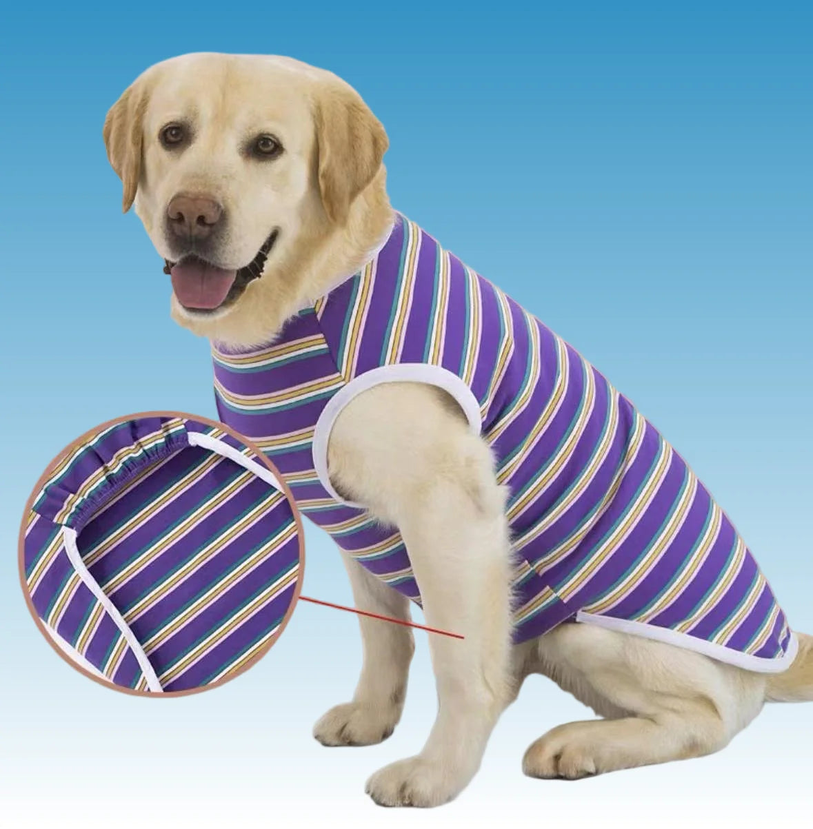 Summer Dog Sleeveless Vest And Pajamas, Polyester Pet Wear