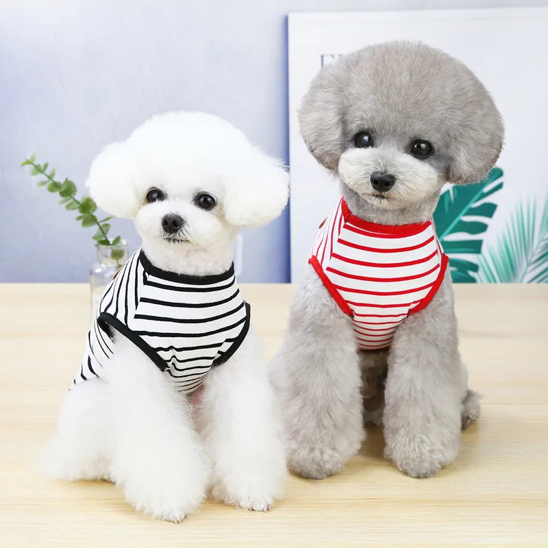 Puppy Sleeveless Vest For Small Dogs Pomeranian Chihuahua Spring Summer