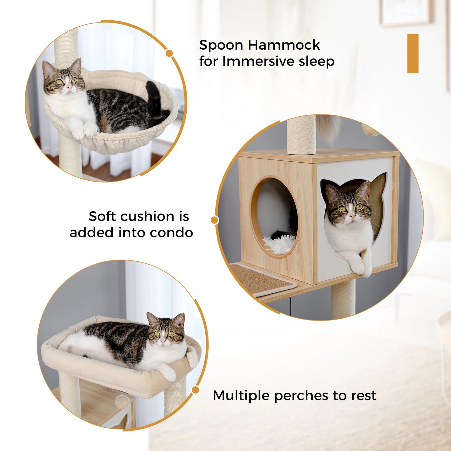 PAWZ Road Cat Tree Litter Box Enclosure And Storage Cabinet