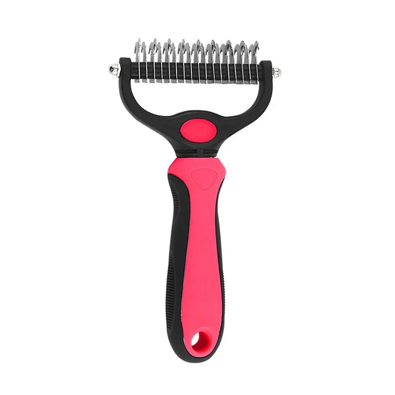 Pet Deshedding Brush For Cats And Dogs Self-Cleaning Grooming Tool